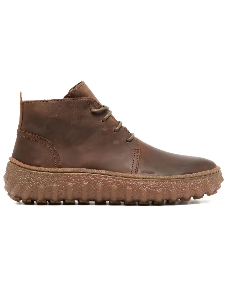 Camper Ground Michelin Schnürstiefel - Braun Braun