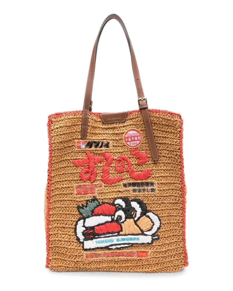 Anya Hindmarch Sushi No Ko tote bag - Braun Braun