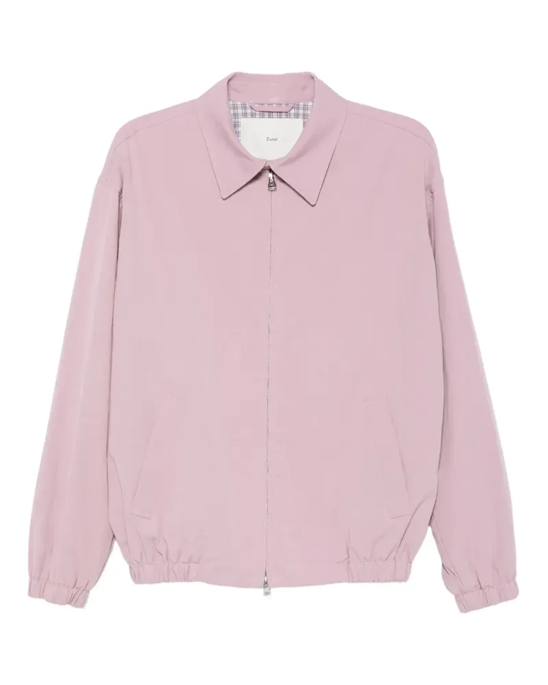 Dunst Leichte Jacke mit Kragen und Reißverschluss - Rosa Rosa