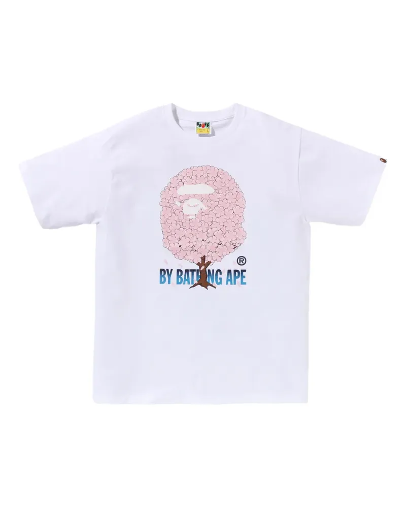 BAPE Sakura T-Shirt - Weiß Weiß