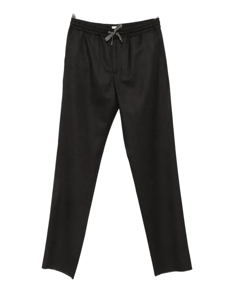 AGNONA drawstring elasticated-waist trousers - Grau Grau