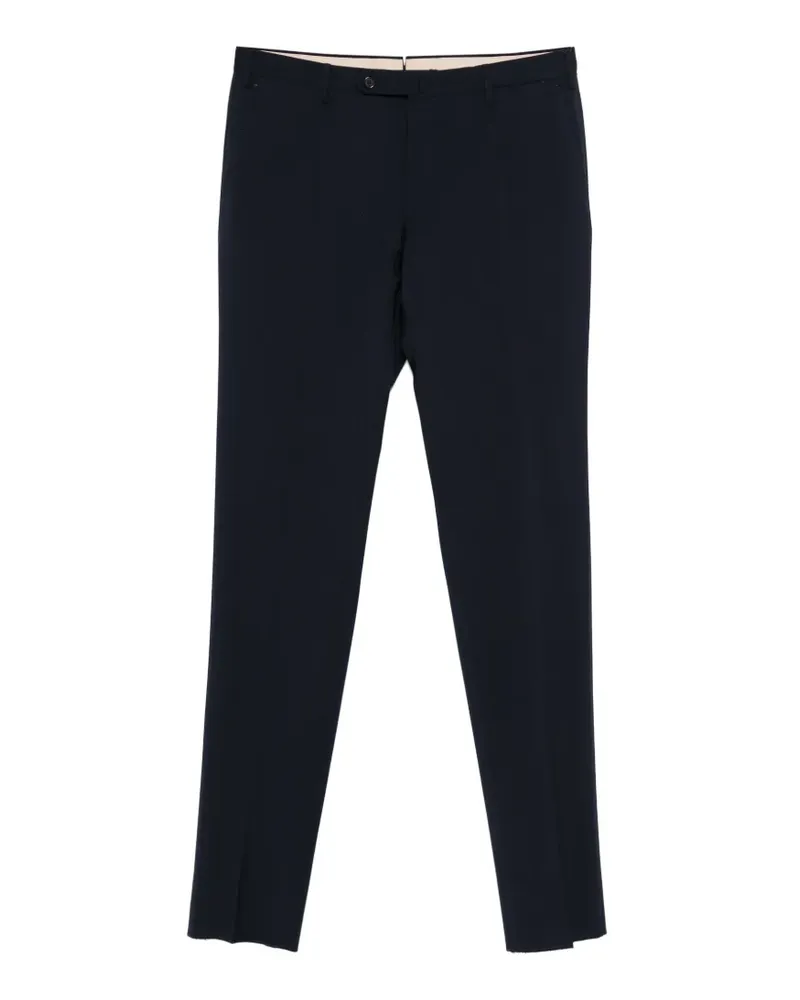 Incotex Strukturierte Hose - Blau Blau