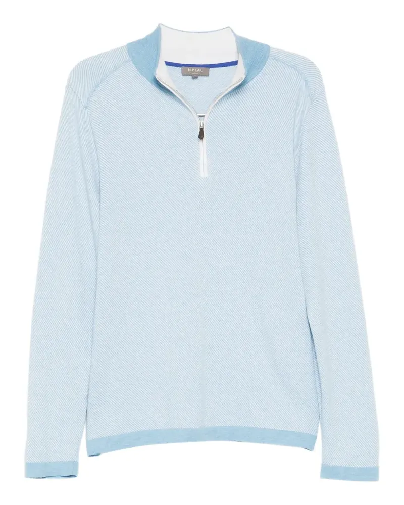 N.Peal Salcombe Pullover - Blau Blau