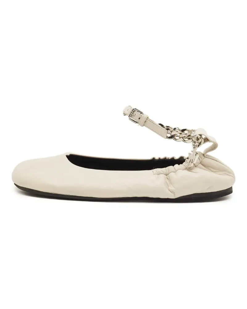 J.W.Anderson Ballerinas mit Kettendetail - Nude Nude