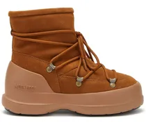 Luna Schnürstiefel aus Wildleder - Braun