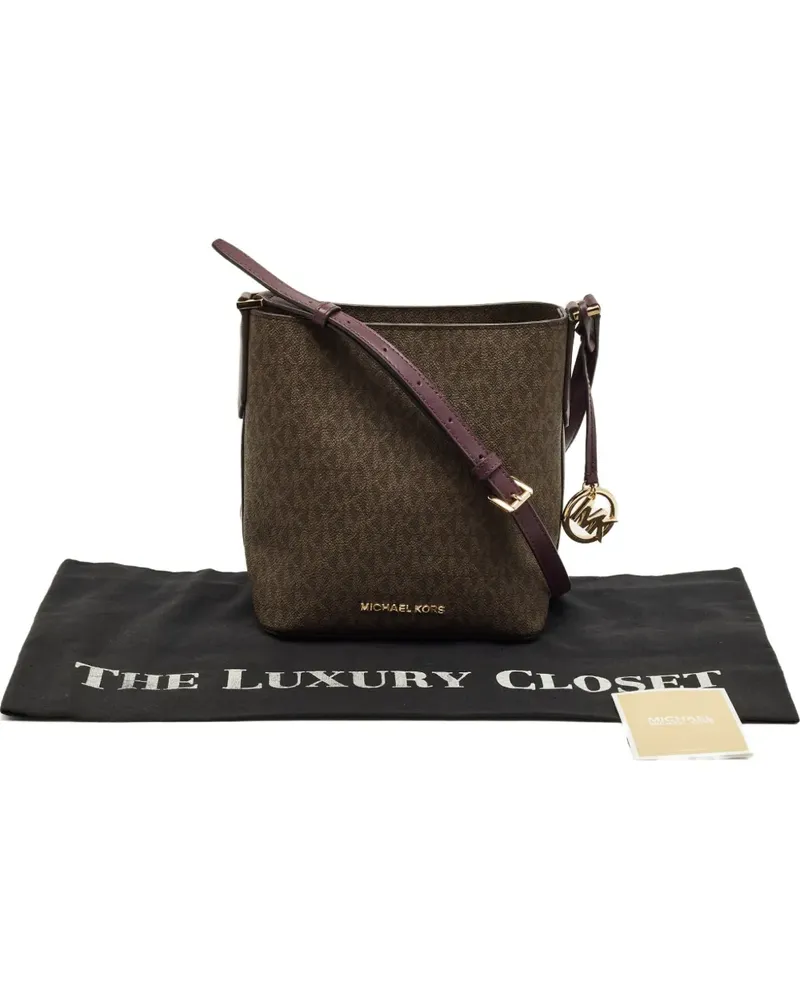 Michael Kors Monogram bucket bag - Braun Braun