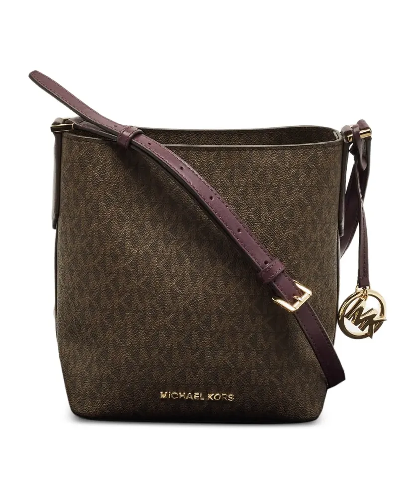 Michael Kors Beuteltasche mit Monogramm - Braun Braun