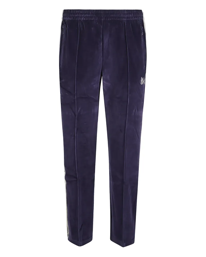 NEEDLES side-stripe track pants - Blau Blau