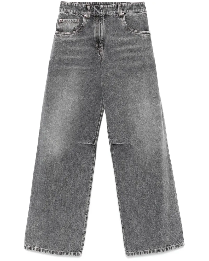Brunello Cucinelli Jeans mit geradem Bein - Grau Grau