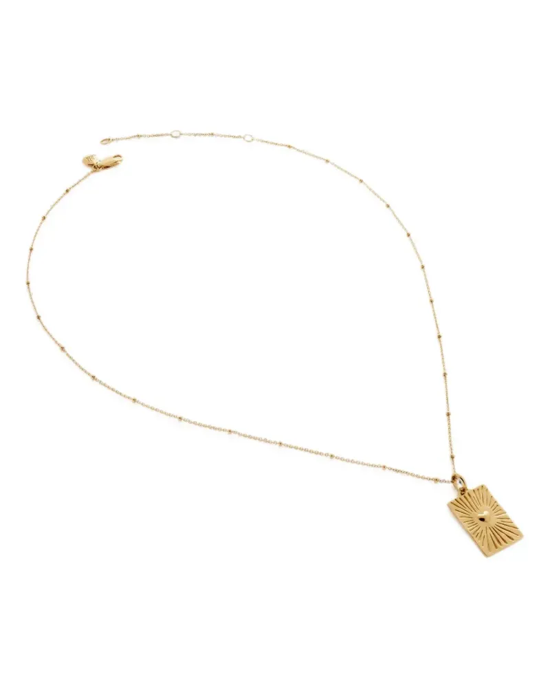 Monica Vinader Talisman Heart Halskette - Gold Gold