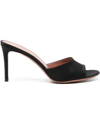 Giuliano Galiano Scarlett Satin-Mules 85mm Schwarz