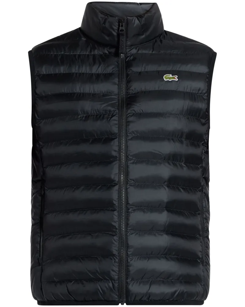 Lacoste Gefütterte Weste - Schwarz Schwarz
