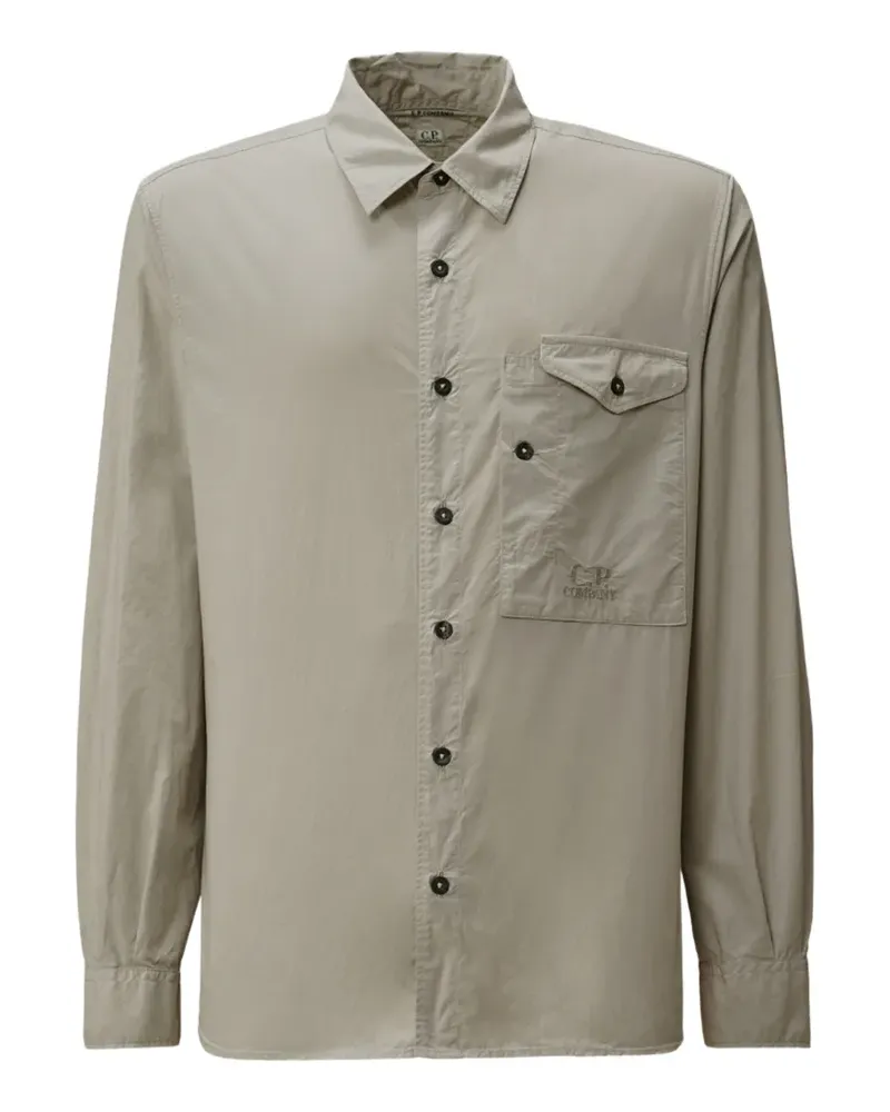 C.P. Company chest-pocket long-sleeve shirt - Nude Nude