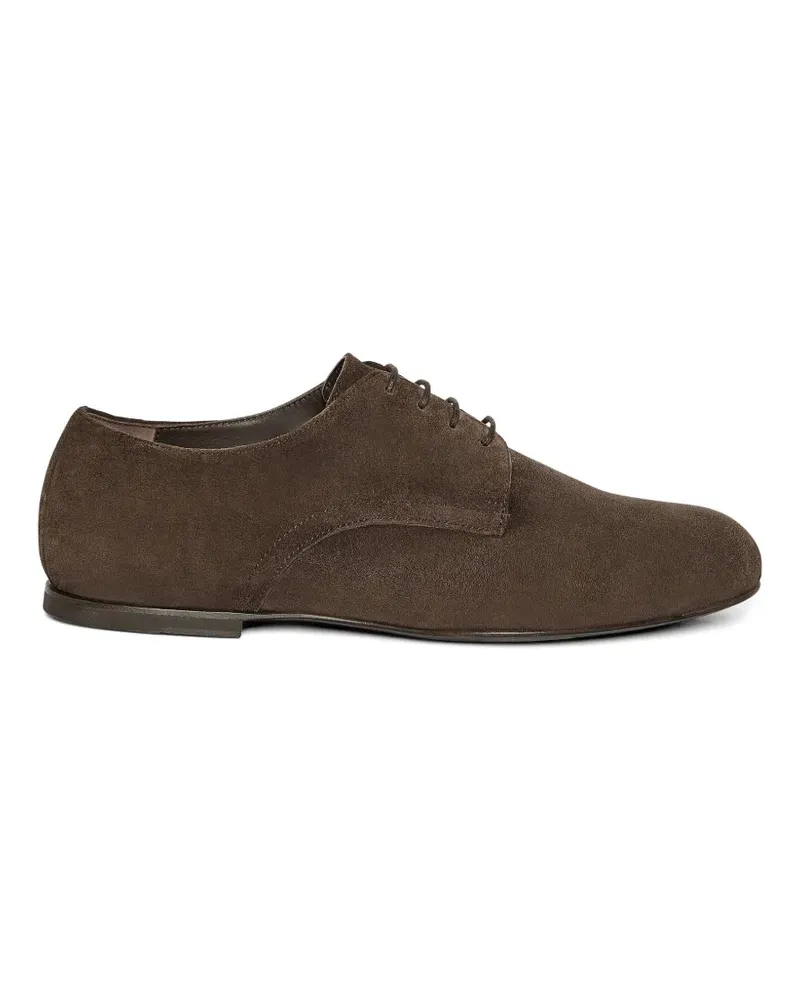 LARDINI Derby-Schuhe aus Wildleder - Braun Braun