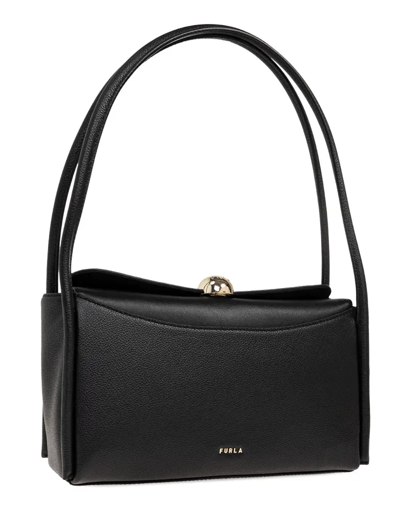 Furla medium Nicole leather tote bag - Schwarz Schwarz