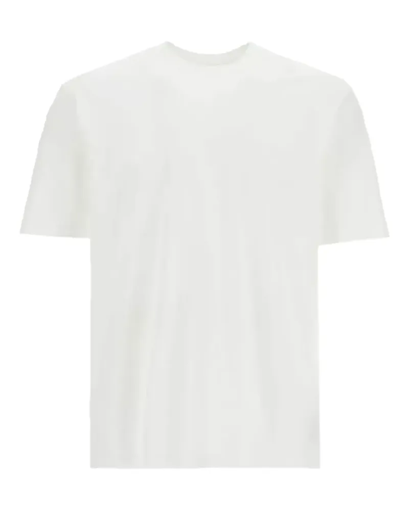 Y-3 White" T-Shirt mit grafischem Print - Weiß Weiß