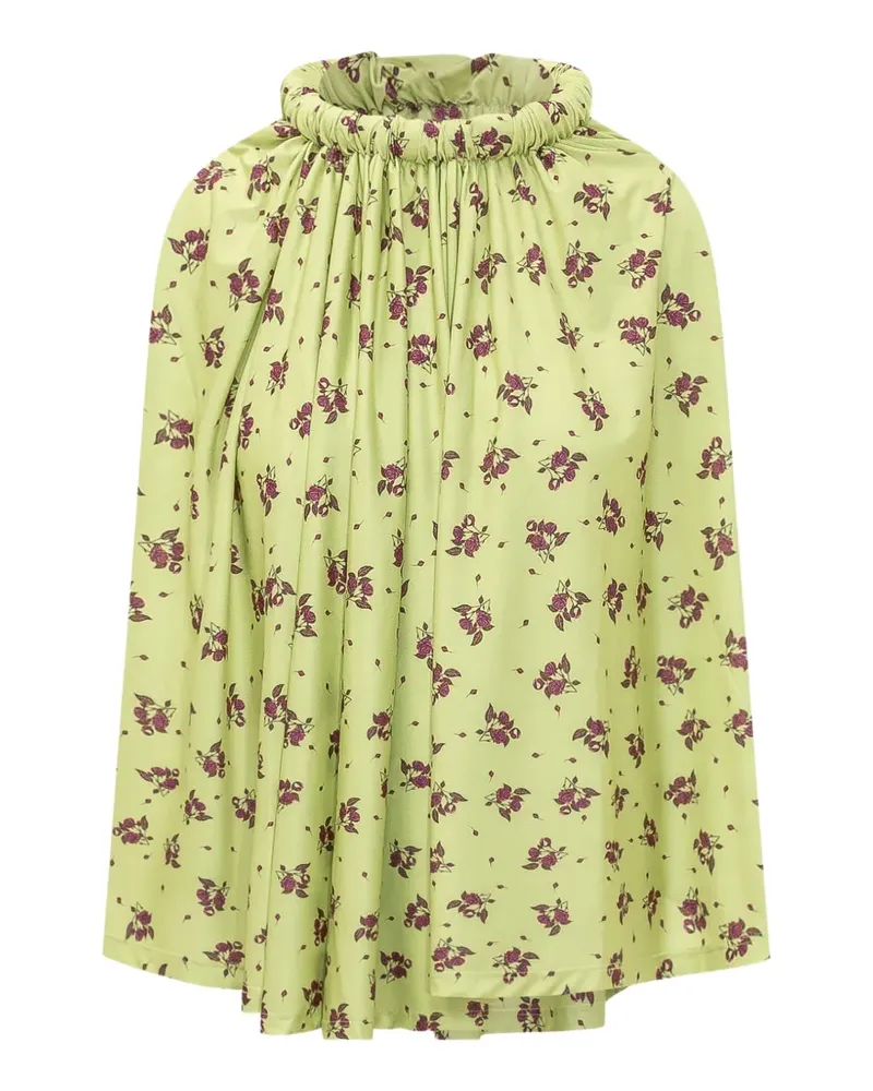 COPERNI Circle floral-print top - Grün Grün