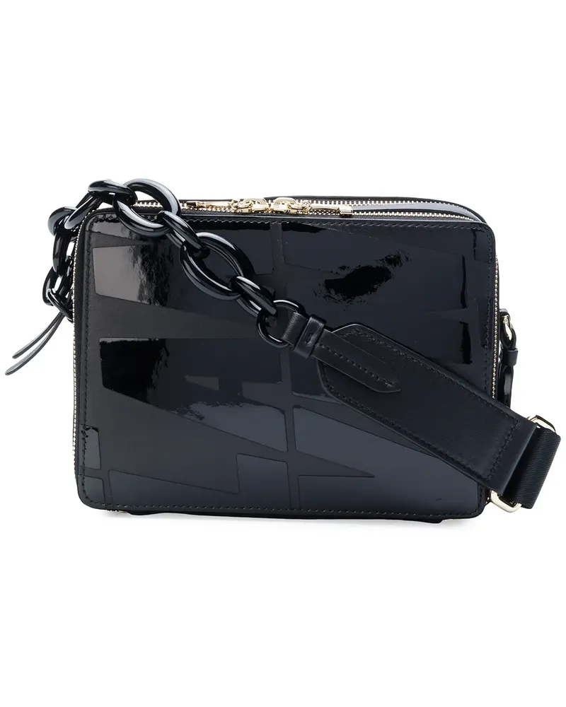 Lanvin Schultertasche mit Reißverschluss - Schwarz Schwarz