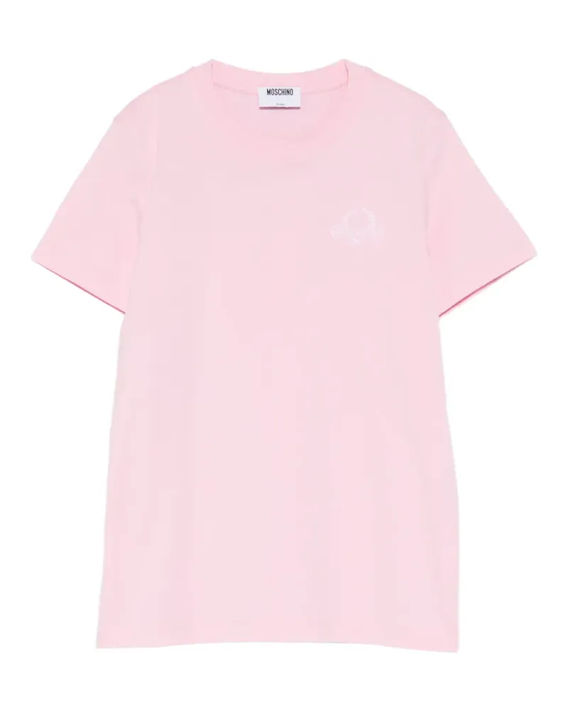 Moschino T-Shirt mit grafischem Print - Rosa Rosa