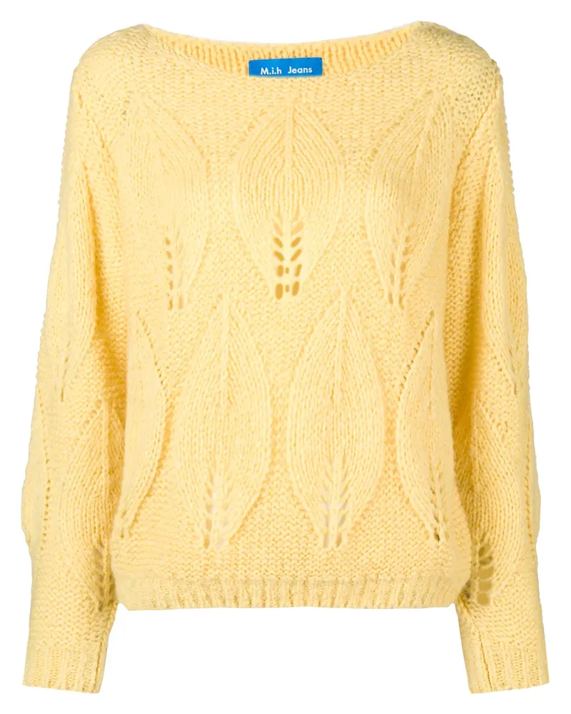MIH Jeans Lacey' Pullover - Gelb Gelb