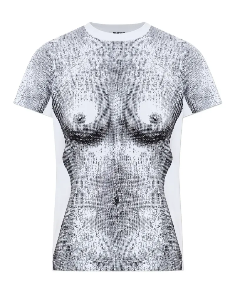 Moschino print T-shirt - Weiß Weiß