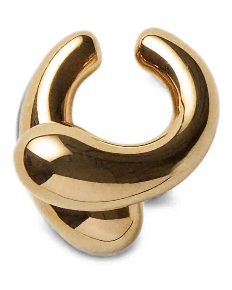 PANCONESI Blow Up ear cuff - Gold Gold