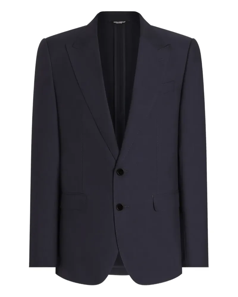 Dolce & Gabbana Sakko mit steigendem Revers - Blau Blau