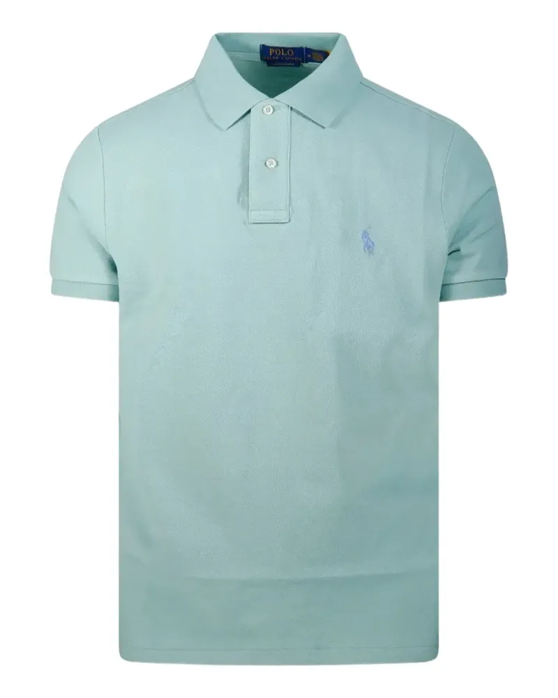 Ralph Lauren Piqué-Poloshirt mit Logo-Stickerei - Blau Blau