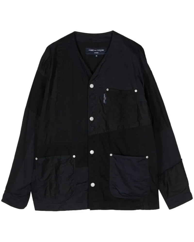 Comme des Garçons Jacke mit Nietendetail - Blau Blau