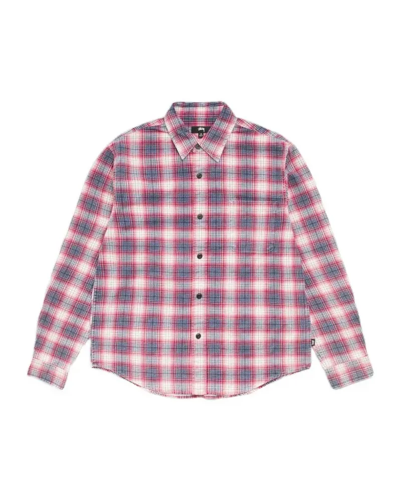 Stüssy Dax plaid shirt - Rot Rot