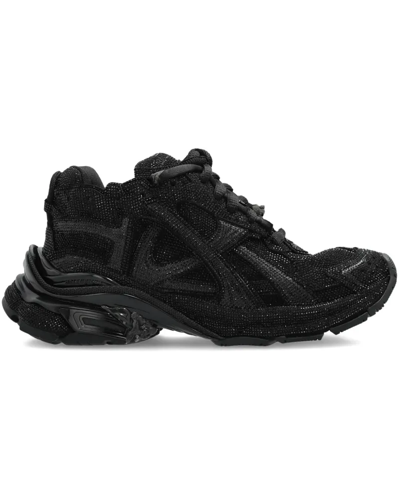 Balenciaga Sneakers mit Kristallen - Schwarz Schwarz