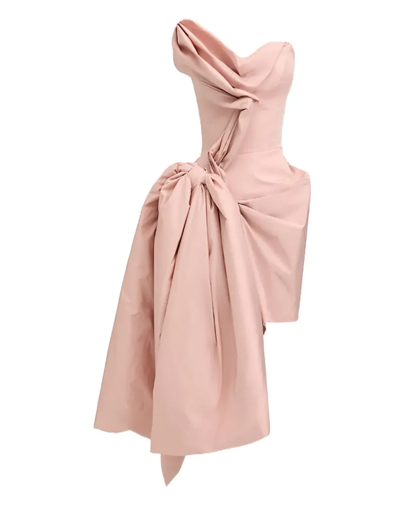 Maticevski bow-detail draped dress - Rosa Rosa