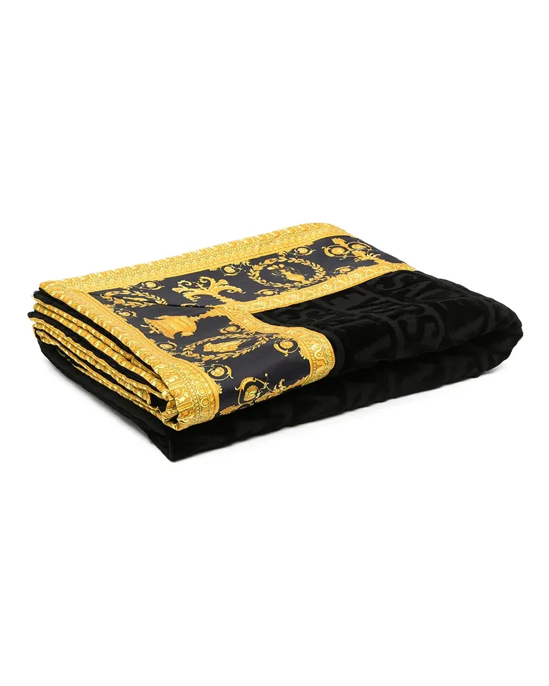 Versace I Love Baroque Badetuch - Schwarz Schwarz