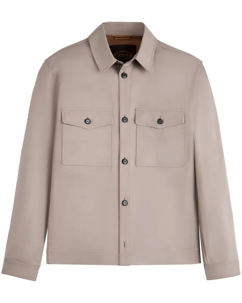 TOD'S Over Hemdjacke - Grau Grau