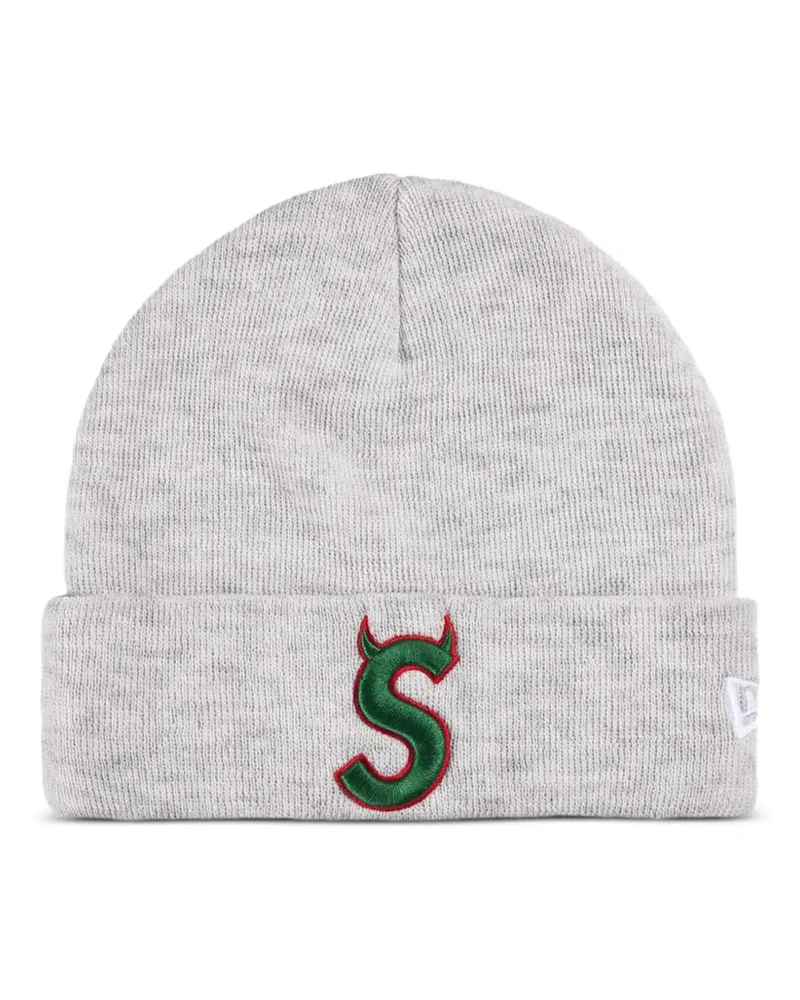 Supreme Being New Era Devil S Beanie mit Logo - Grau Grau
