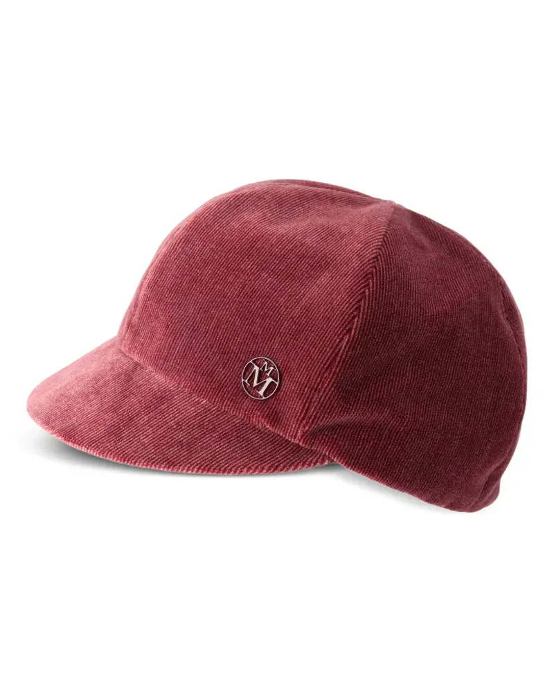 Maison Michel Emy Baseballkappe aus Cord - Rot Rot