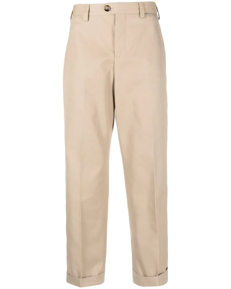 PT TORINO Chino mit Bügelfalten - Nude Nude
