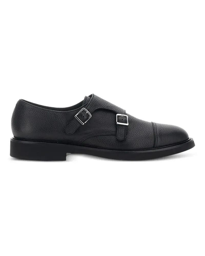 Doucal´s Monk-Schuhe mit Doppelriemen - Schwarz Schwarz
