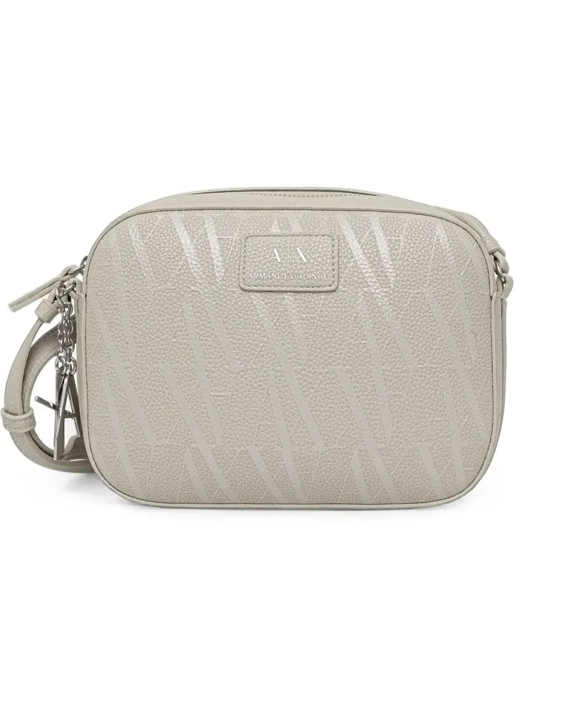 Armani Exchange logo-print cross body bag - Grau Grau