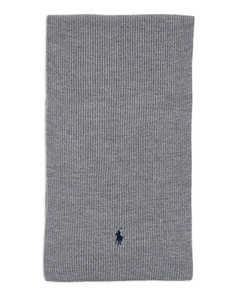 Ralph Lauren Schal mit Logo-Stickerei - Grau Grau
