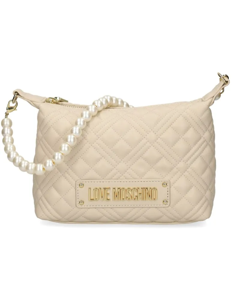Moschino Smart Daily Schultertasche - Nude Nude