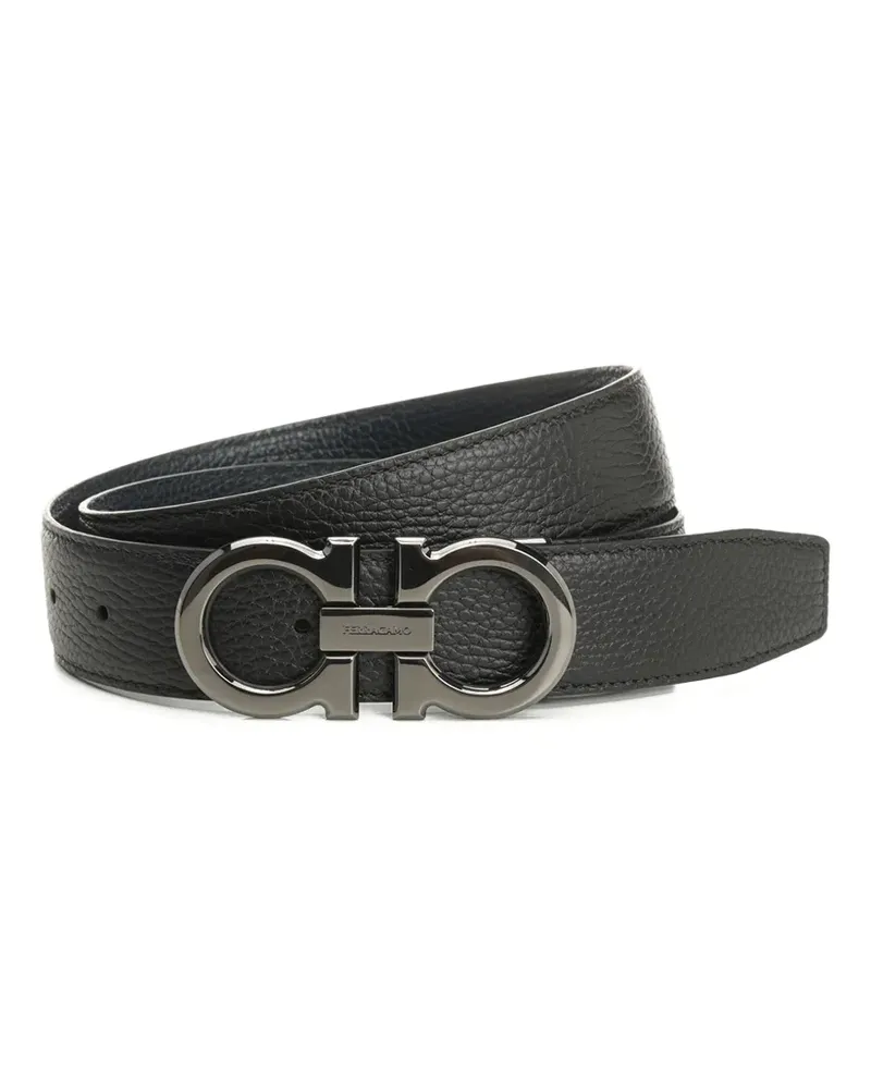 Ferragamo Gürtel mit Gancini-Schnalle - Schwarz Schwarz