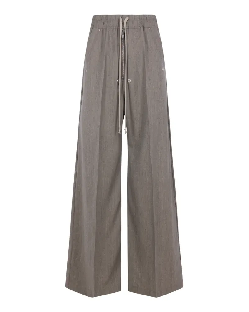 Rick Owens Bela drawstring wide-leg trousers - Grau Grau