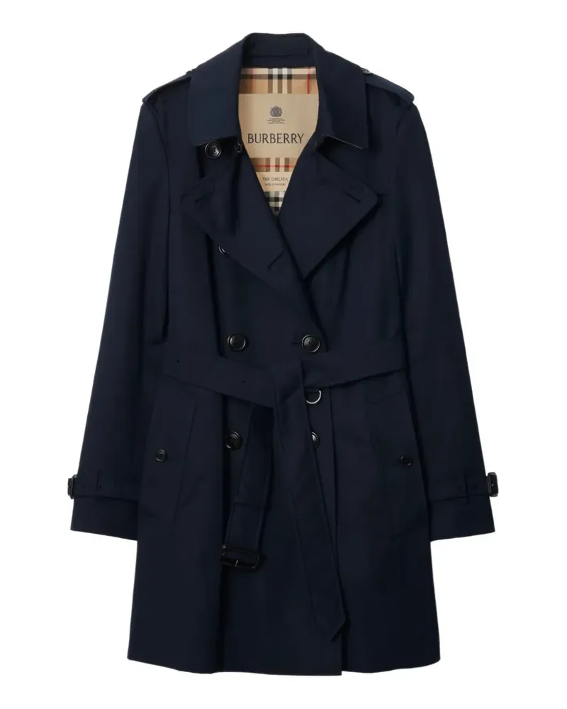 Burberry The Short Chelsea Heritage Trenchcoat - Blau Blau