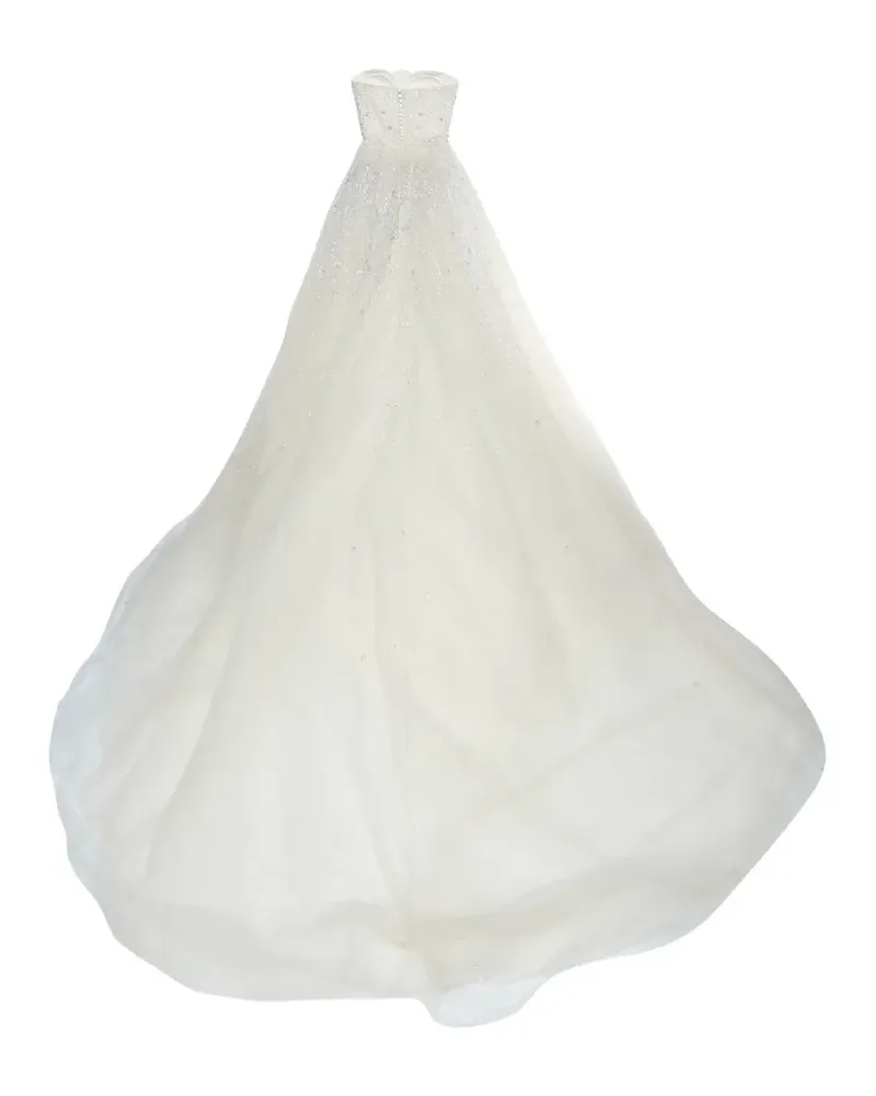 Elie Saab Schulterfreies Abendkleid - Weiß Weiß