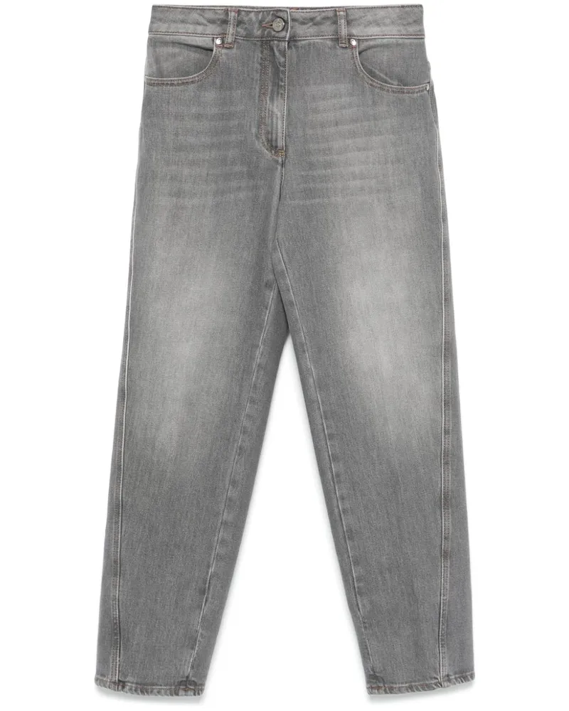 Peserico Jeans mit geradem Bein - Grau Grau