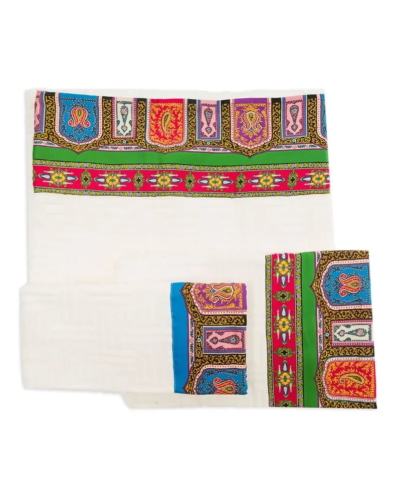 Etro Badetücher mit Paisleymuster (5er-Set) - Weiß Weiß