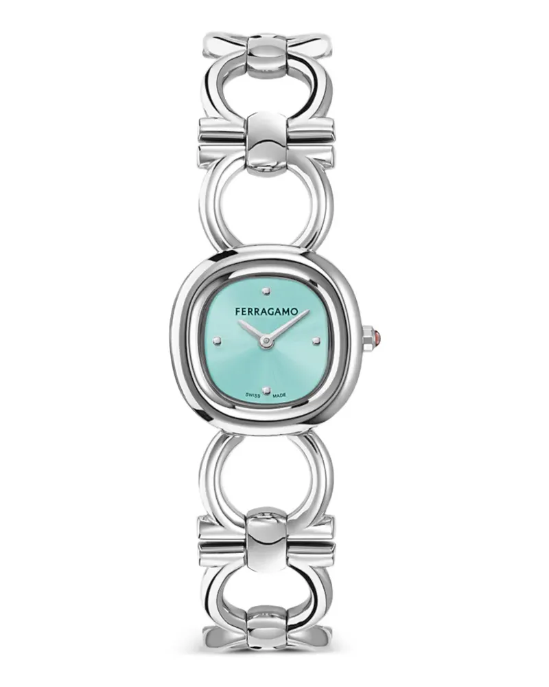 Ferragamo Double Gancini 25mm watch - Blau Blau