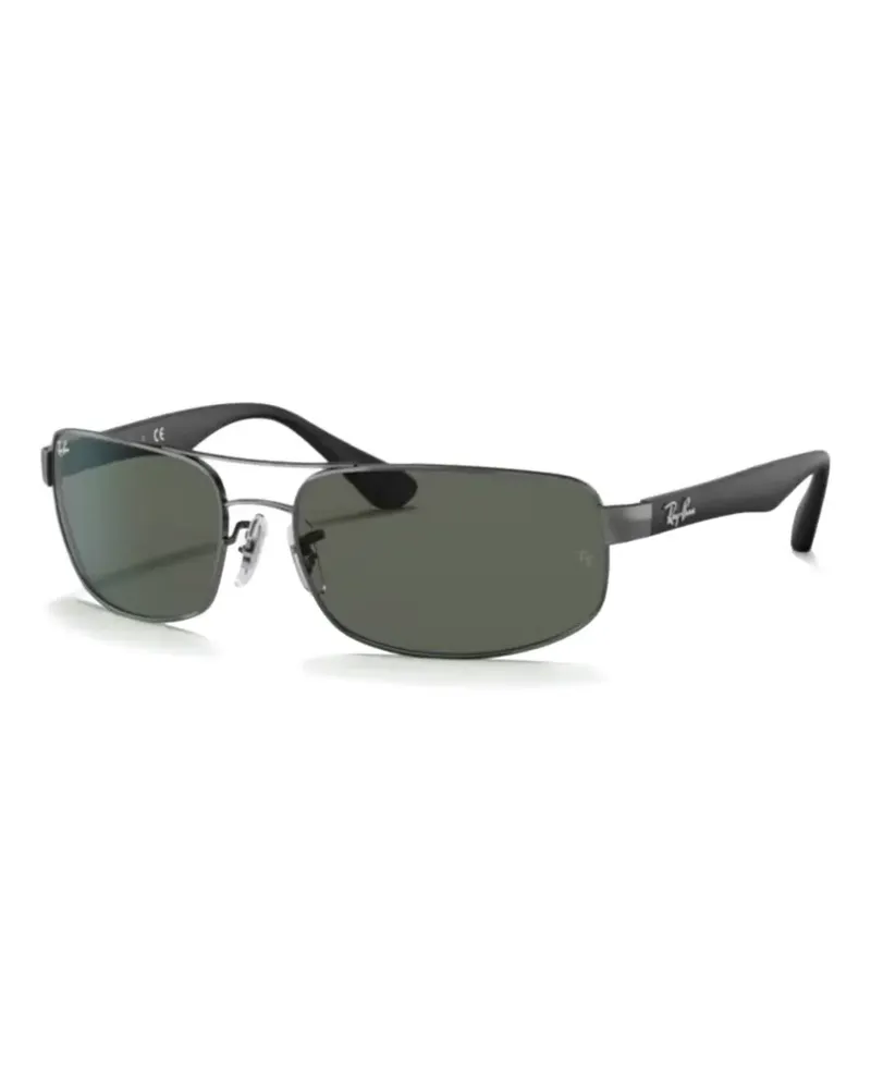 Ray Ban Sonnenbrille mit eckigem Gestell - Schwarz Schwarz