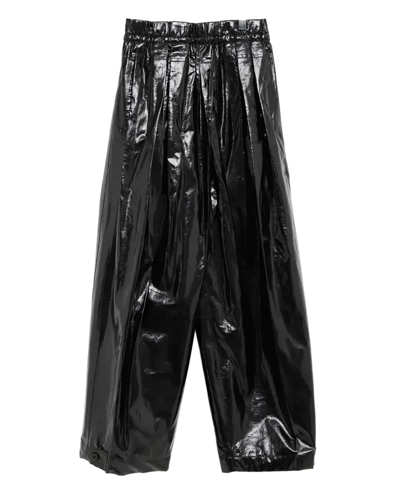 Jil Sander Hose aus Leinen - Schwarz Schwarz